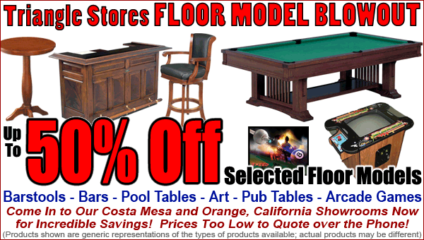Triangle Stores FLOOR MODEL BLOWOUT