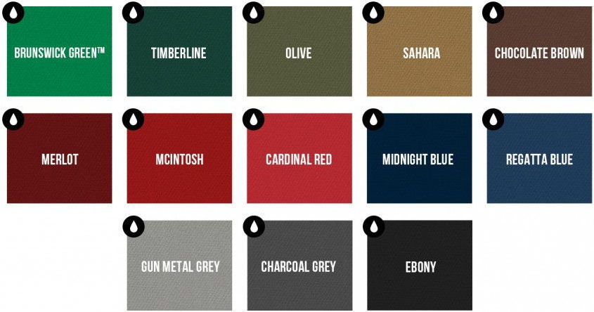 Premium Simonis 860 Billiards-Pool Table Cloth Colors Premium Simonis 860 Billiards-Pool Table Cloth Colors