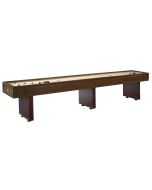 Grand Shuffleboard Table - nutmeg finish