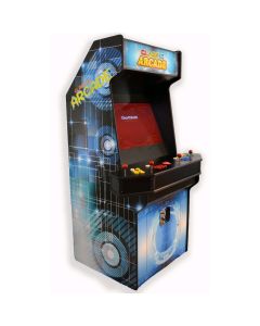 Full-Sized Upright Arcade Game with Trackball featuring 3,000 Games