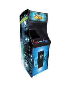 Full-Sized Upright Arcade Game with Trackball featuring 3,000 Games