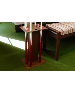Outdoor Floor Cue Rack