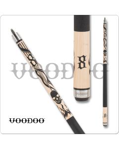 Voodoo 01 Blonde with Skulls Cue